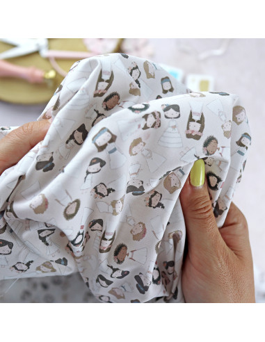 5m Princesas printed fabric |... 5m Princesas printed fabric |...