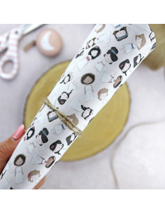 Princesas printed fabric | Solosiescontigo collection