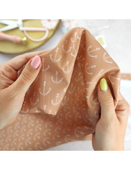 Anclas printed fabric | Solosiescontigo collection