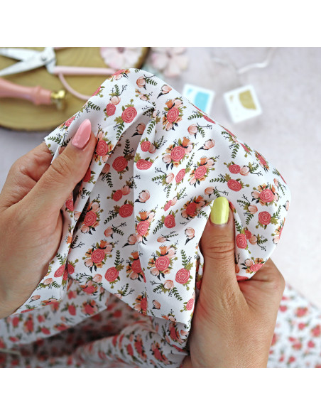 Primavera printed fabric | Solosiescontigo collection