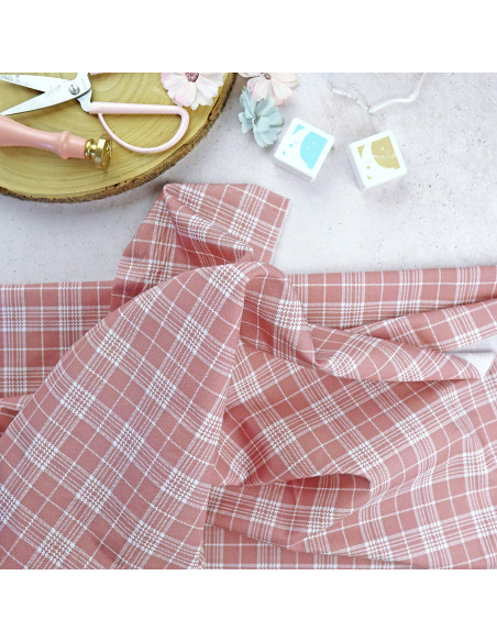 Rosa viejo printed fabric | Solosiescontigo collection