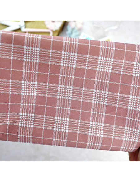 Rosa viejo printed fabric | Solosiescontigo collection