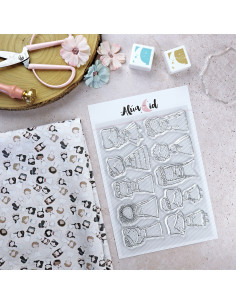 Como una princesa 2024 clear stamps set | Alúa Cid 2