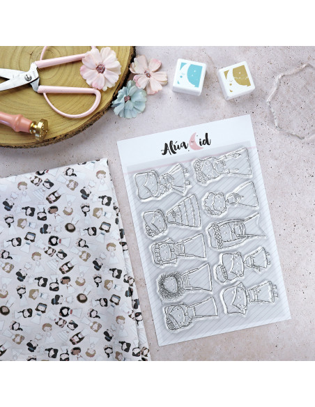 Como una princesa 2024 clear stamps set | Alúa Cid