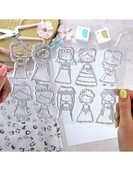 Como una princesa 2024 clear stamps set | Alúa Cid