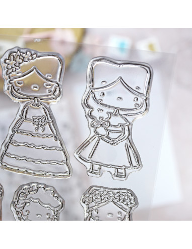 Como una princesa 2024 clear stamps set | Alúa Cid