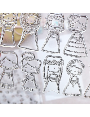 Como una princesa 2024 clear stamps set | Alúa Cid