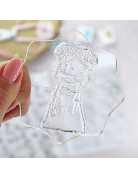 Como una princesa 2024 clear stamps set | Alúa Cid