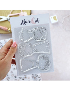 Mis princesas favoritas clear stamps set | Alúa Cid