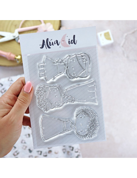 Mis princesas favoritas clear stamps set | Alúa Cid
