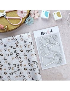 Mis princesas favoritas clear stamps set | Alúa Cid 2