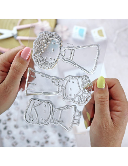 Mis princesas favoritas clear stamps set | Alúa Cid