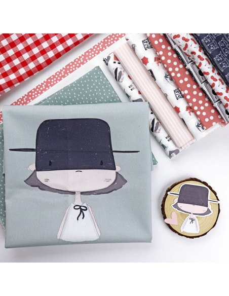 Identidad secreta | Illustrated Fabric panel