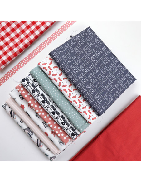 5m Listas printed fabric | Destino by Alúa Cid