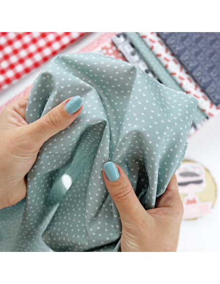 5m Con amor printed fabric | Destino by Alúa Cid