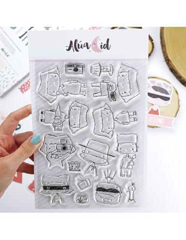 Destino clear stamp set