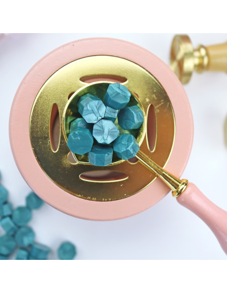 Verde jade sealing wax pearls