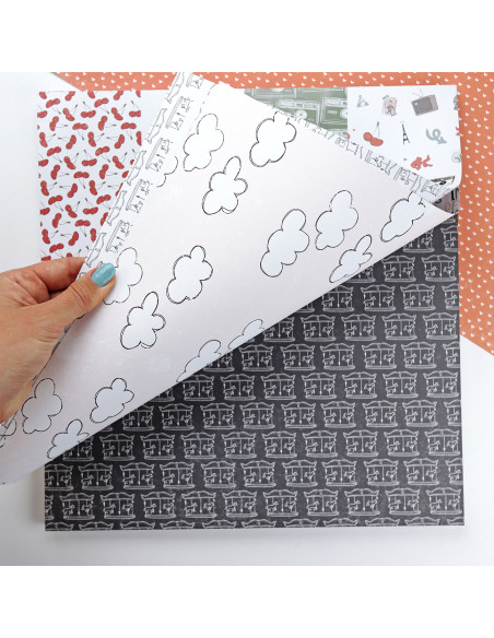 Destino 12X12" paper pad