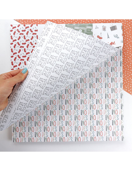 Destino 12X12" paper pad