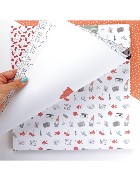 Destino 12X12" paper pad