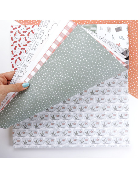 Destino 12X12" paper pad