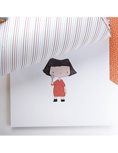 Destino 12X12" paper pad