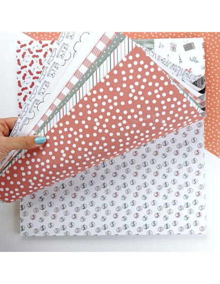 Destino 12X12" paper pad