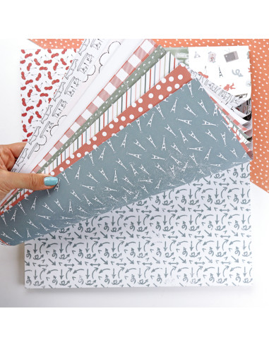 Destino 12X12" paper pad