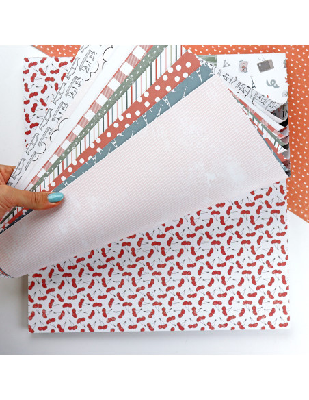 Destino 12X12" paper pad