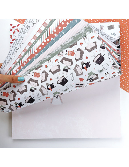 Destino 12X12" paper pad