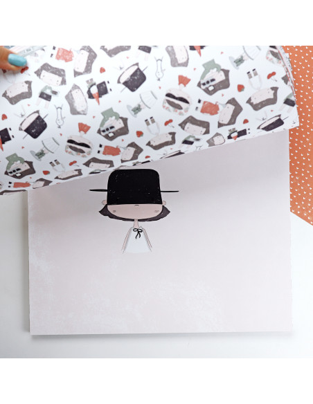 Destino 12X12" paper pad