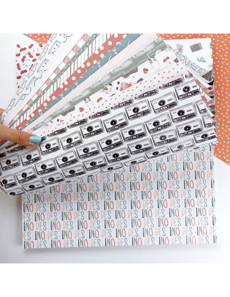 Destino 12X12" paper pad