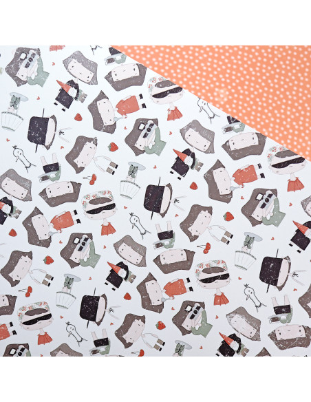 Destino 12X12" paper pad