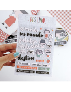 Destino puffy stickers 2