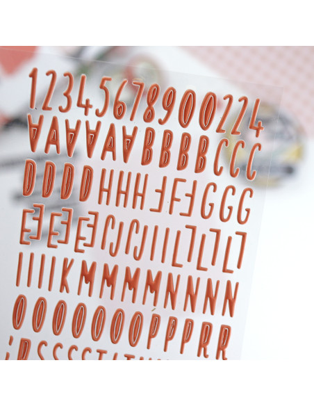 Destino Abc puffy stickers