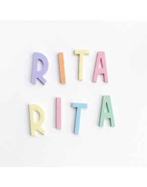 R Letter mauve