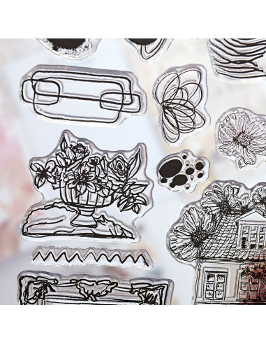 Art Journal clear stamp set | Vero Ilustrada