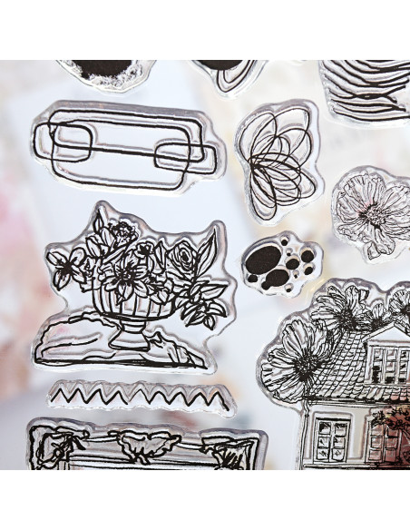 Art Journal clear stamp set | Vero Ilustrada