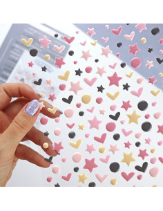 Warm colors MAXI enamel dots 2