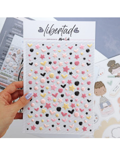 Libertad Warm Colors enamel dots MAXI set | Alúa Cid designs