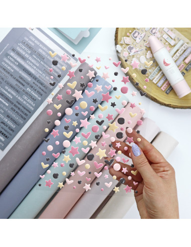 Libertad Warm Colors enamel dots MAXI set | Alúa Cid design