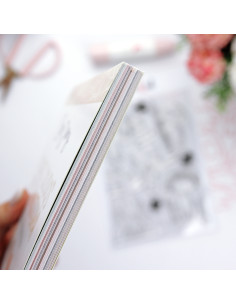 Solidos textured 6x8" paper pad | ComuniCard collection by Alúa Cid 2