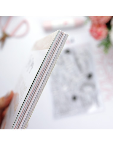 Solidos textured 6x8" paper pad | ComuniCard collection by Alúa Cid