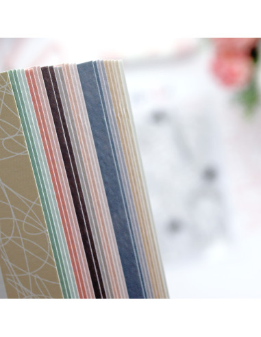 Solidos textured 6x8" paper pad | ComuniCard collection by Alúa Cid