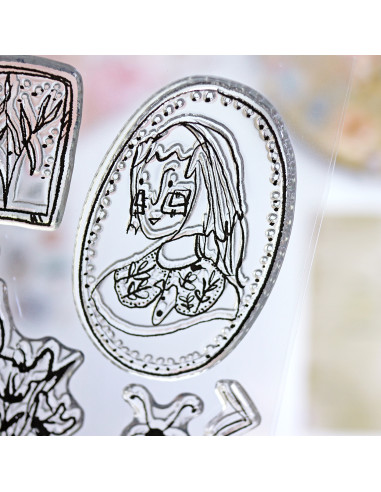 ´Life the moment´ stamp set of Vero Ilustrada ´Life the moment´ stamp set of Vero Ilustrada