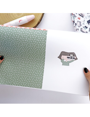 Mayo Destino laminated paper sheet | Destino collection by Alúa Cid