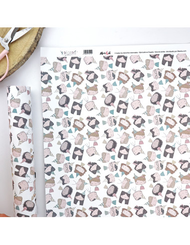 Popurrí laminated paper sheet | 1Década collection by Alúa Cid