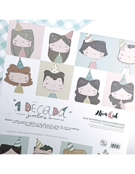 1Década 9" paper pad
