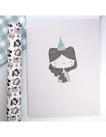 1Década 9x12" paper pad