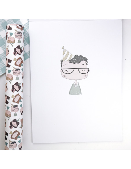 1Década 9x12" paper pad